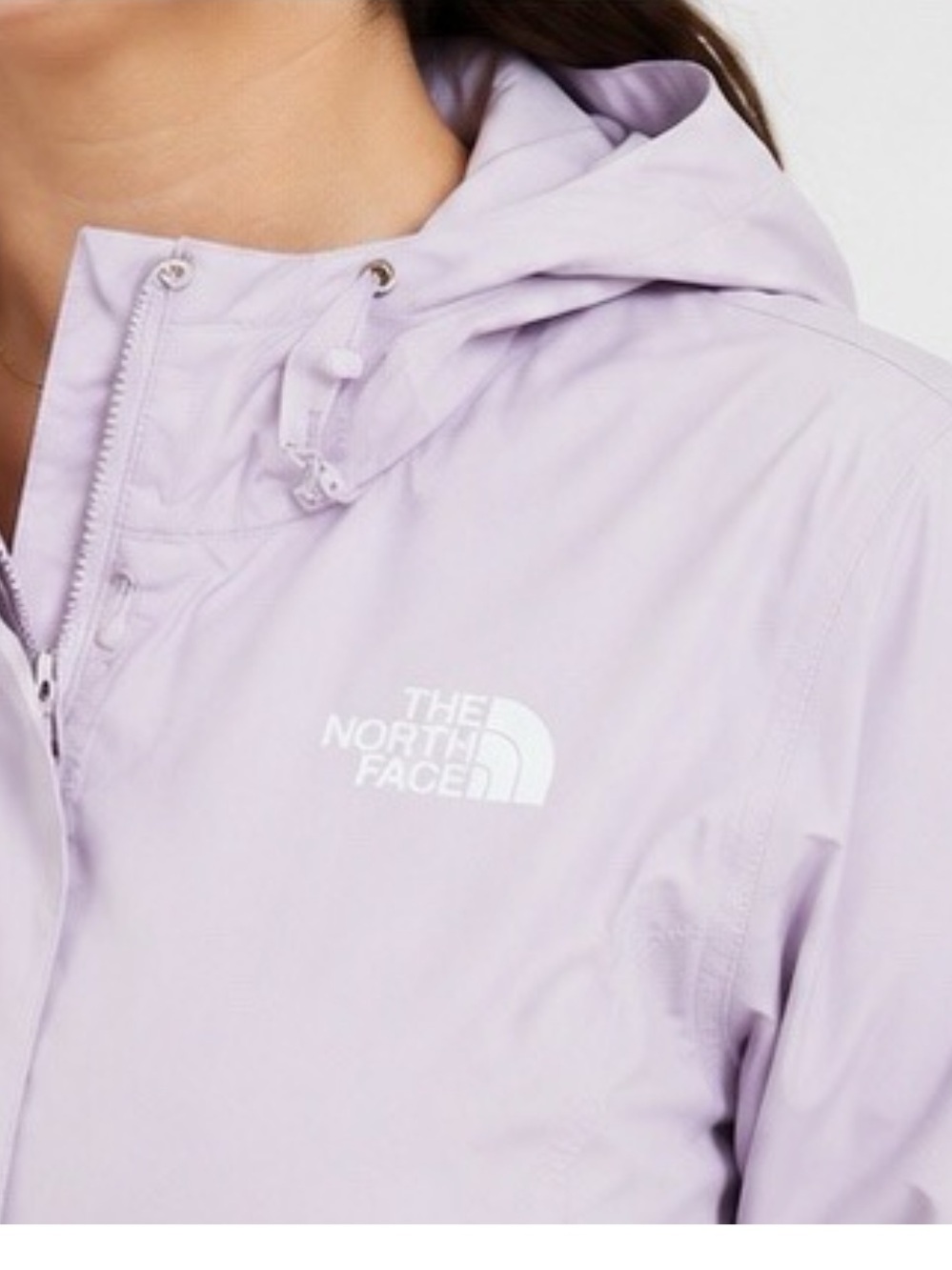 The North Face Lavender Hooded Rain Jacket Women’s 2X - Picture 4 of 9